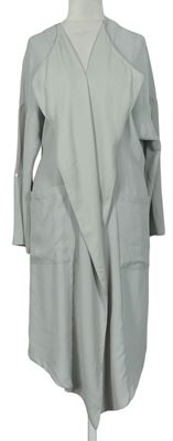 Dámsky sivý kabátový cardigán Zara