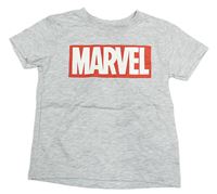 Světlešedé tričko s nápisem H&M