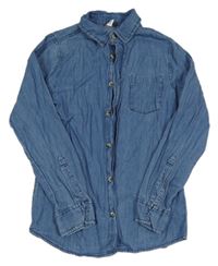 Modrá riflová košile Yigga