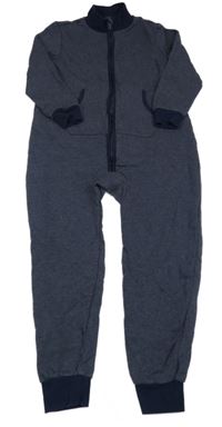 Tmavomodrá tepláková kombinéza TCM