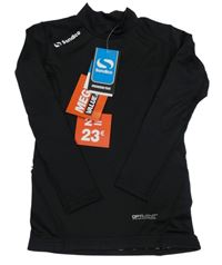 Nové - Čierne športové funkčné tričko s logom Sondico