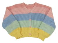 Farebný pruhovaný prepínaci sveter Shein