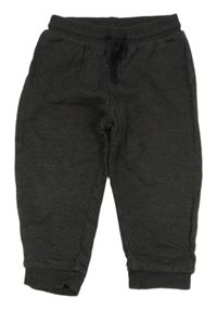 Čierno-antracitové tepláky H&M