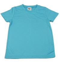 Azurové sportovní tričko