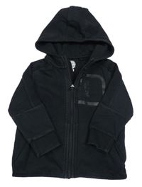 Čierna prepínaci mikina s kapucňou F&F