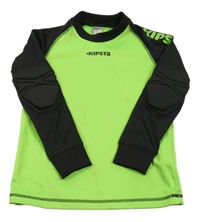 Zeleno-černé sprotovní brankářské triko Decathlon