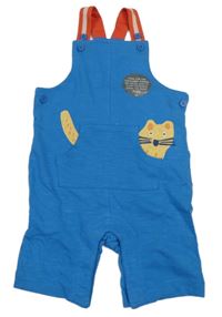 Nové - modré laclové kraťasy s kočkou M&S