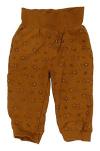 Rezavé tepláky s lvíčky Topomini