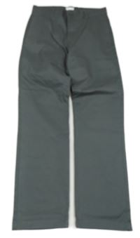 Tmavošedé plátěné kalhoty 