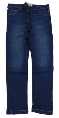 Tmavomodré teplákové skinny rifle Next