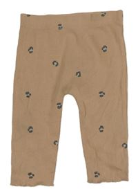 Staroružové rebrované legíny so vzorom George