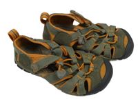 Khaki-oranžové outdoorové sandály Keen vel.27