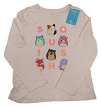 Nové - Svetloružové tričko so Squishmallows