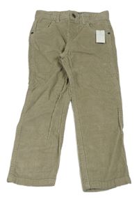 Béžové manšestrové kalhoty Denim Co. 