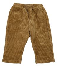 Hnedé menšestrové nohavice Zara