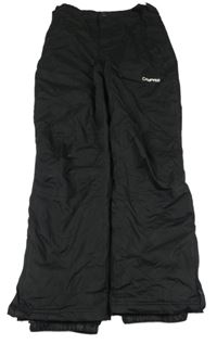 Černé šusťákové oteplovačky Campri