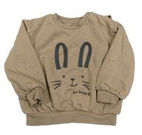 Béžová oversize mikina so zajačikom M&S