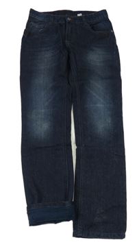 Tmavomodré podšité rifle Pepperts 