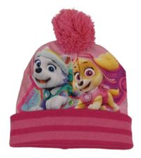 Růžová čepice s PAW PATROL Nickelodeon