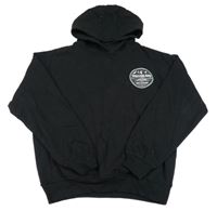 Čierna mikina s nápisom a kapucňou George