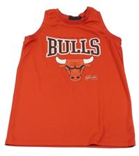 Červené športové tielko s býkem NBA
