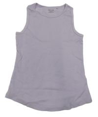 Lila žebrovaný top Next 