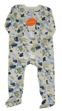 Nové - Bílý overal s dinosaury Teeny Weeny 