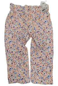 Nové - biele kvietkovane tregíny OshKosh