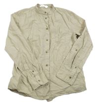 Béžová melírovaná košile H&M