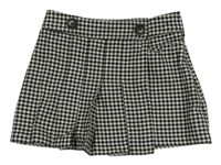 Čierno-biela kockovaná sukňa M&S