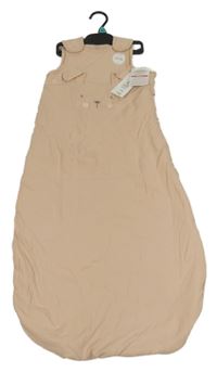 Nové - pudrový žebrovaný zateplený spací pytel so zajačikom F&F