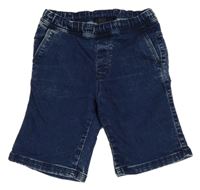 Tmavomodré plesňové teplákové rifľové kraťasy Y.F.K.