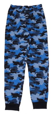 Army-černé fleecové pyžamové kalhoty Matalan
