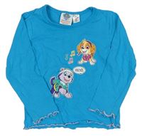 Modré triko Tlapková Patrola Nickelodeon