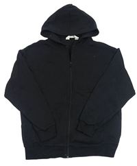 Čierna prepínaci mikina s kapucňou H&M