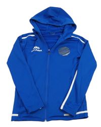 Modrá športová prepínaci mikina s kapucňou Jako