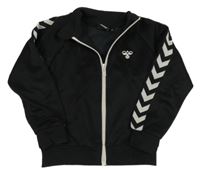 Čierna prepínaci mikina s logom Hummel