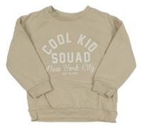 Béžová mikina s nápisom F&F