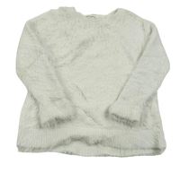 Svetlosivý chlpatý sveter H&M