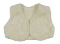 Smotanové kožušinové bolerko Jako-o