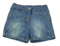 Modré riflové kraťasy C&A