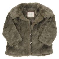 Hnedá kožušinová podšitá bunda Nutmeg