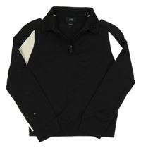 Čierno-smotanový polo sveter River Island