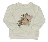 Biela mikina s koalou