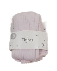 Nové - Růžové žebrované punčocháče F&F