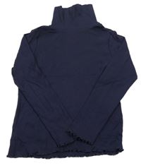 Tmavomodré tričko s rolákom Lupilu