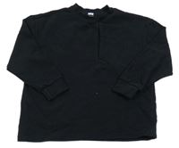 Černé žebrované triko F&F