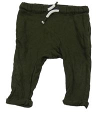 Tmavozelené ľahké tepláky Next