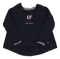 Tmavomodrá tepláková tunika s logom Marc O Polo
