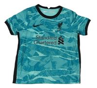 Zeleno-modrý vzorovaný fotbalový dres - F.C. Liverpool Nike